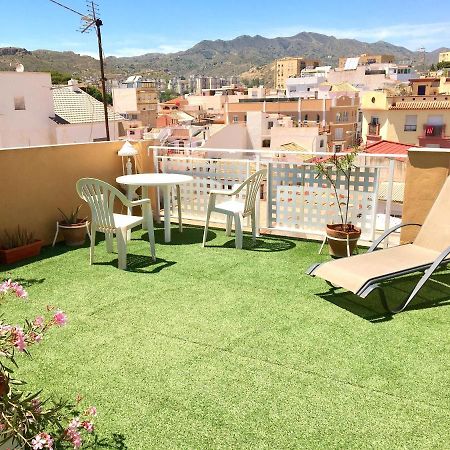 Room With Single Bed In Typical Townhouse With Rooftop Terrace Málaga Eksteriør bilde