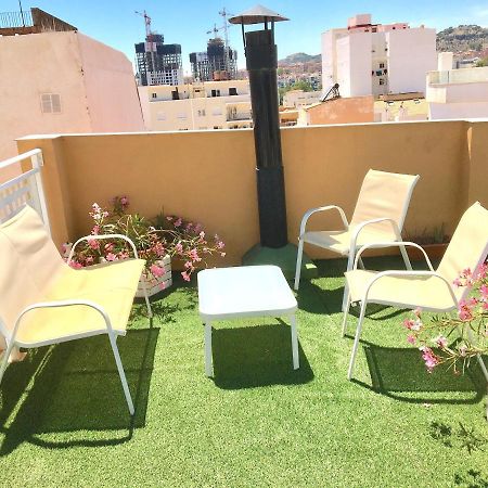 Room With Single Bed In Typical Townhouse With Rooftop Terrace Málaga Eksteriør bilde