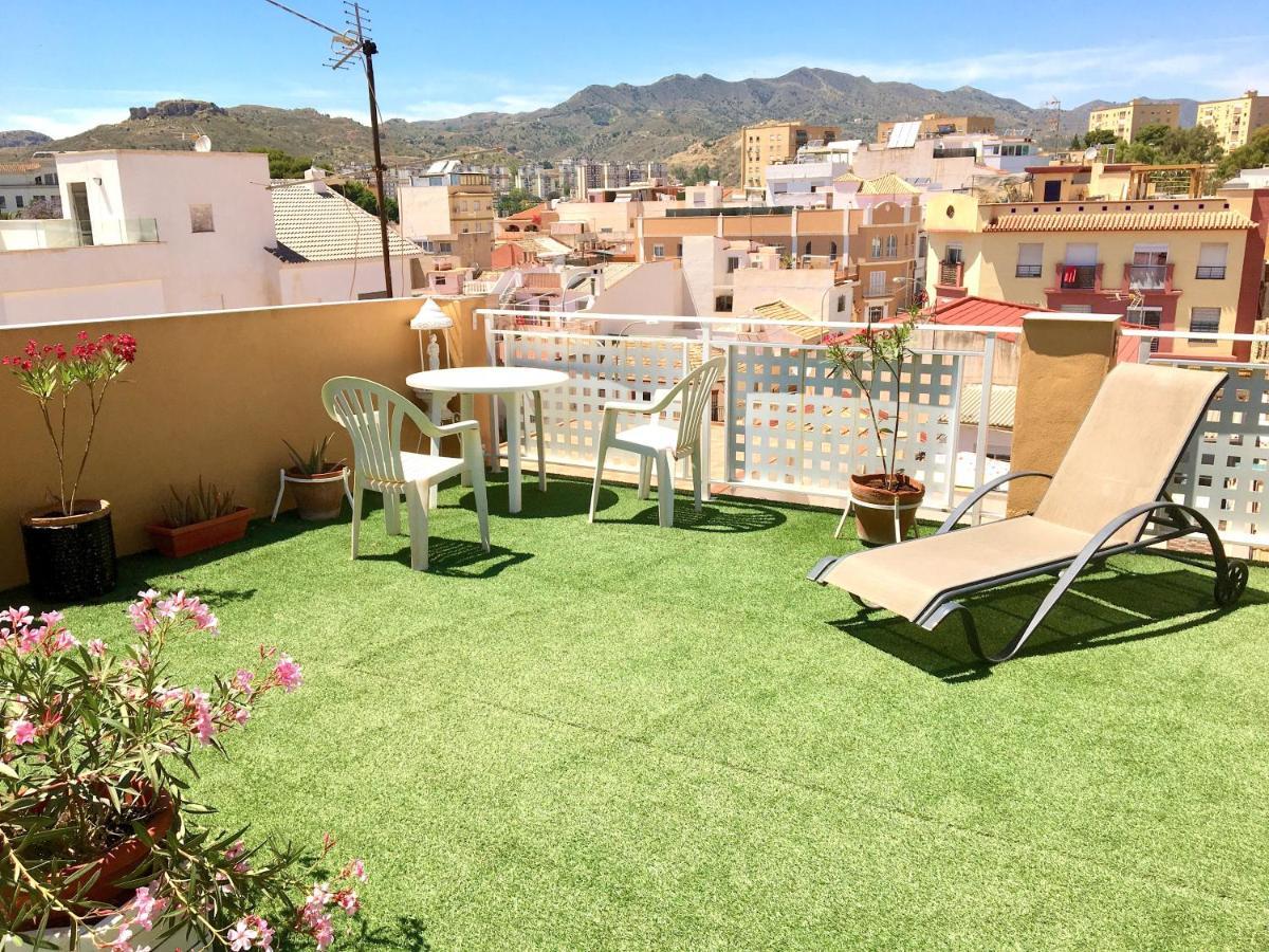 Room With Single Bed In Typical Townhouse With Rooftop Terrace Málaga Eksteriør bilde